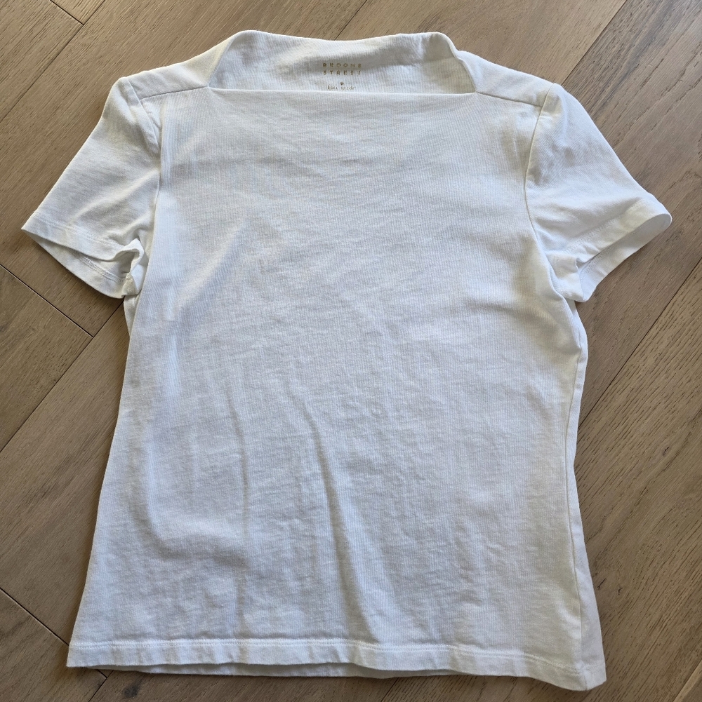 Kate Spade White Short Sleeve Tee